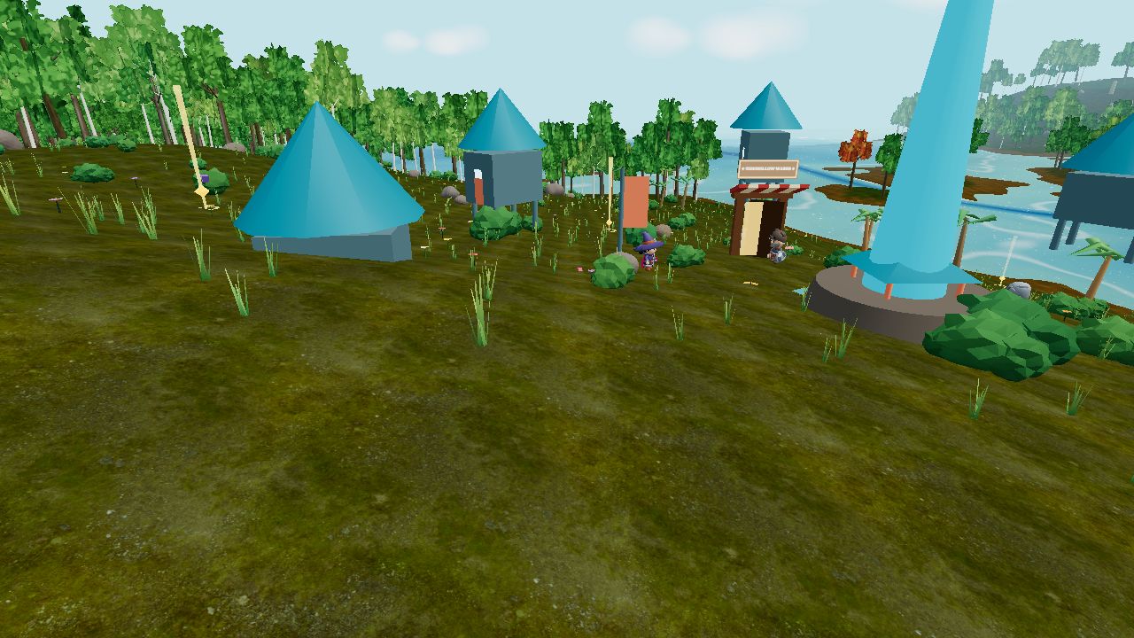 Tidehollow — a teal coast and stilt-village over the shallows